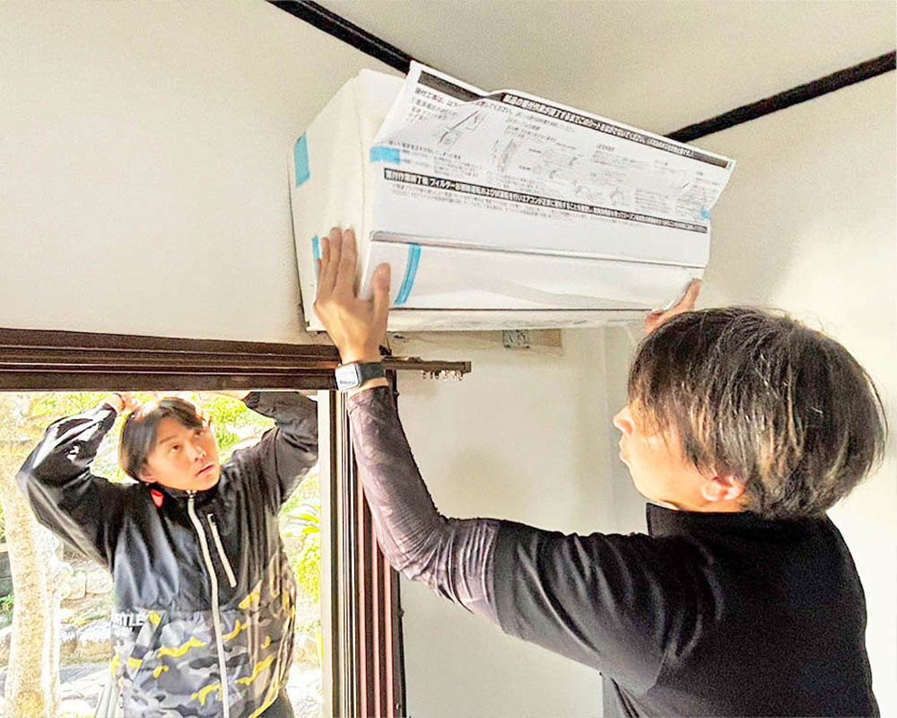 エアコン移設画像